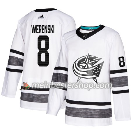 Columbus Blue Jackets Zach Werenski 8 2019 All-Star Adidas Weiß Trikot Authentic - Herren Columbus Blue Jackets Zach Werenski 8 2019 All-Star Adidas Weiß Trikot Authentic - Herren
